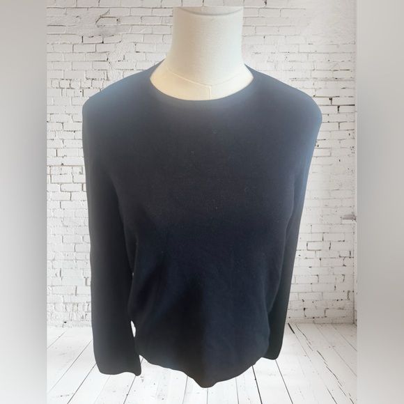 Faith & Zoe Knit Top Medium NWT Open Arm Silver Embellishment Boutique Glam - Picture 3 of 6